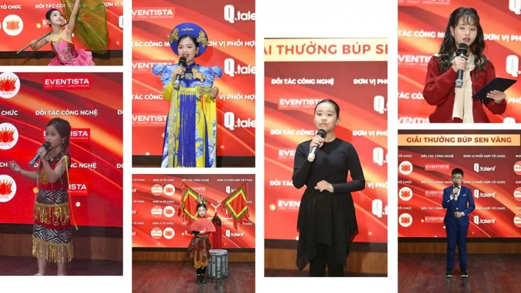 Giải thưởng Búp Sen Vàng tôn vinh tài năng nhí Việt Nam